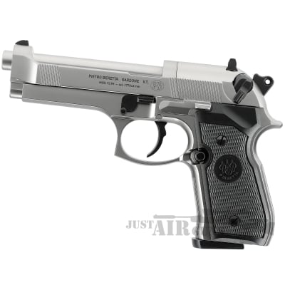 Beretta 92F Nickel 177 CO2 Air Pistol Bundle
