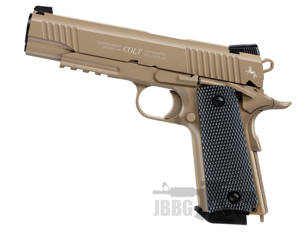 Colt M45 CQBP Desert Steel BB Air Pistol