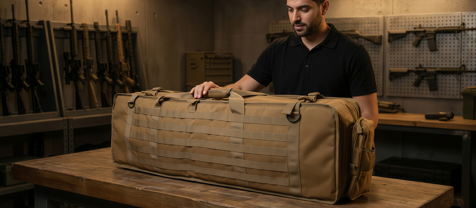 GB27 249 Tactical Feature Pack Gun Bag Tan