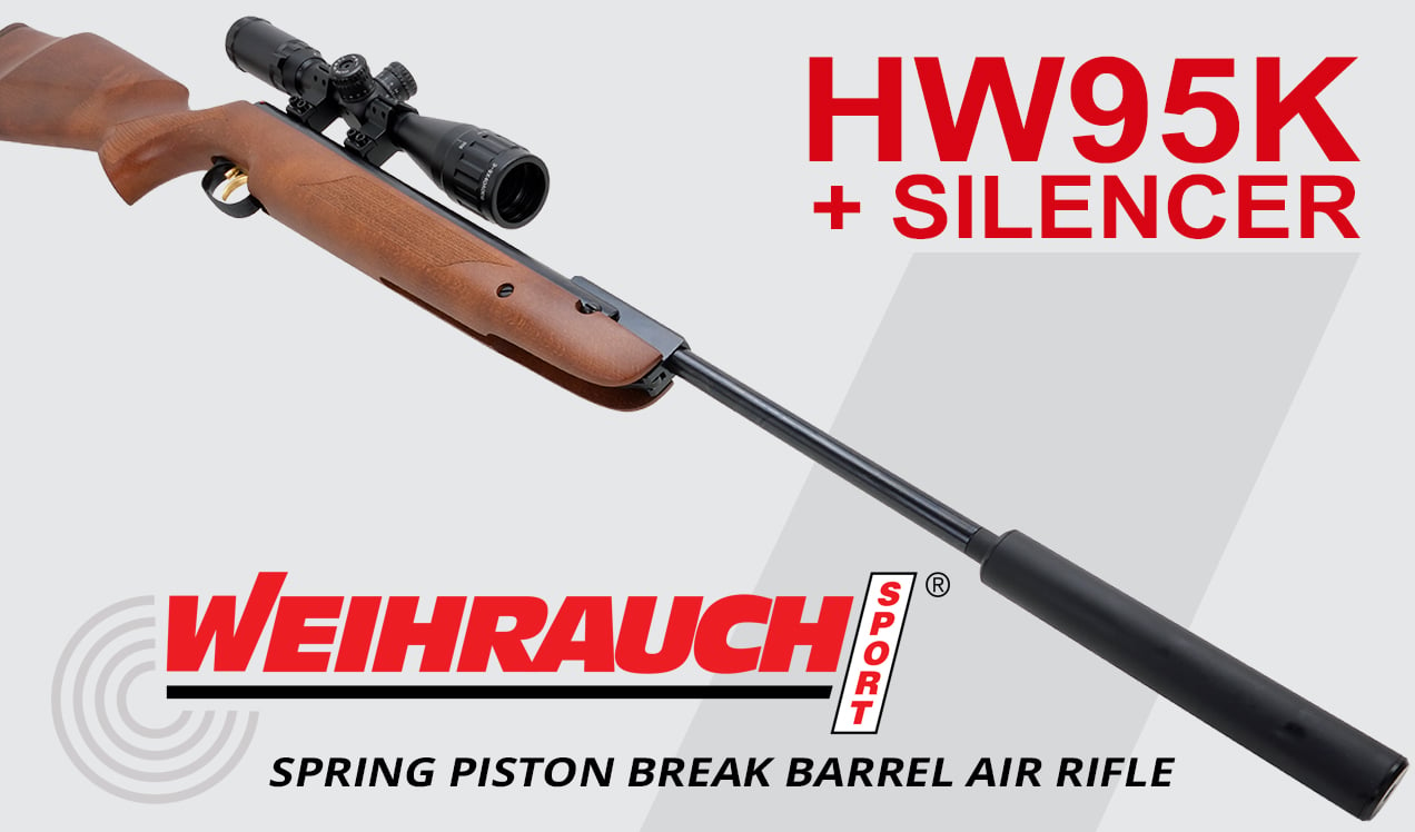 WEIHRAUCH HW95K + SILENCER AIR RIFLE B1