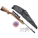 Kral Devil Walnut Air Rifle Set .22