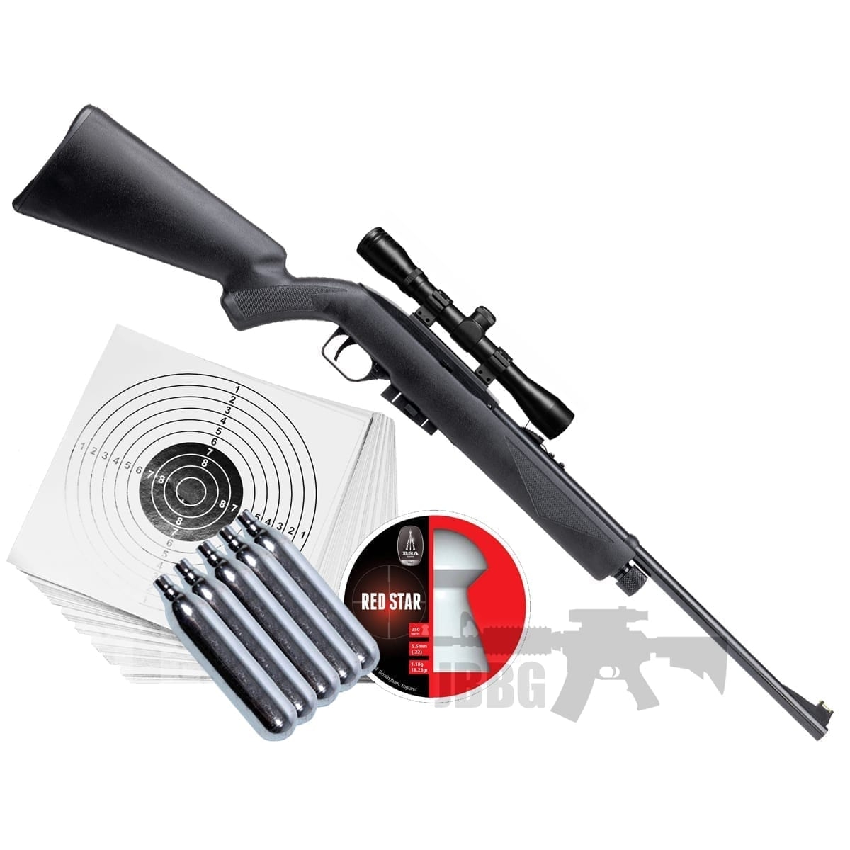 Crosman 1077 CO2 Repeater Bundle Air Rifle Set Just Air Guns