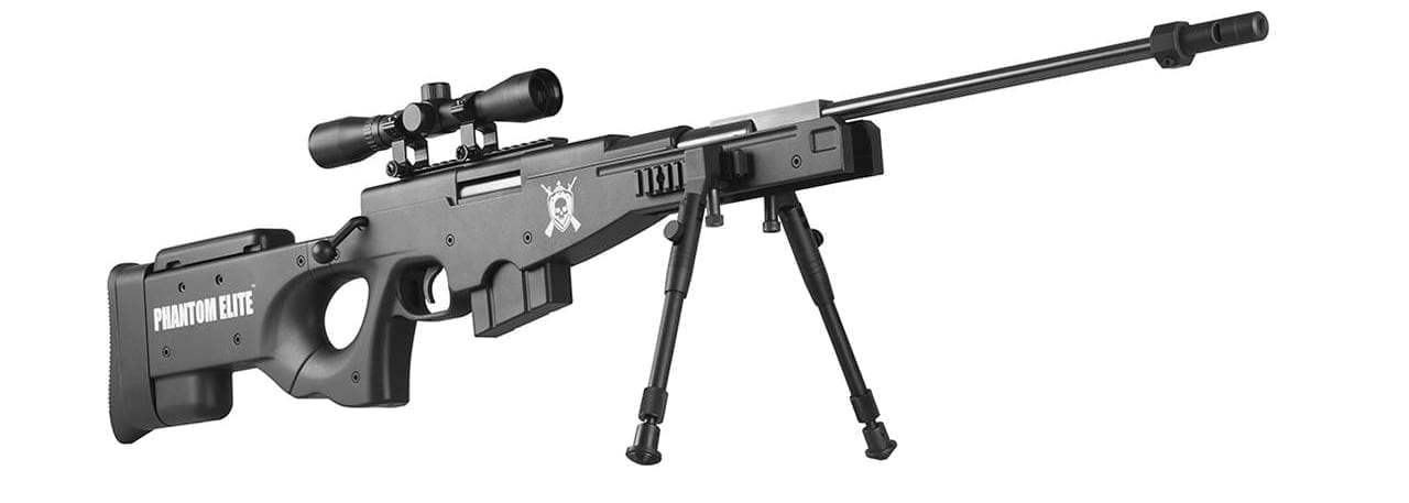 Phantom Elite Sniper .177 Air Rifle with Scope and Bipod