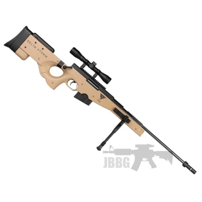 Phantom Elite Sand Desert Sniper .22 Air Rifle with Scope and Bipod
