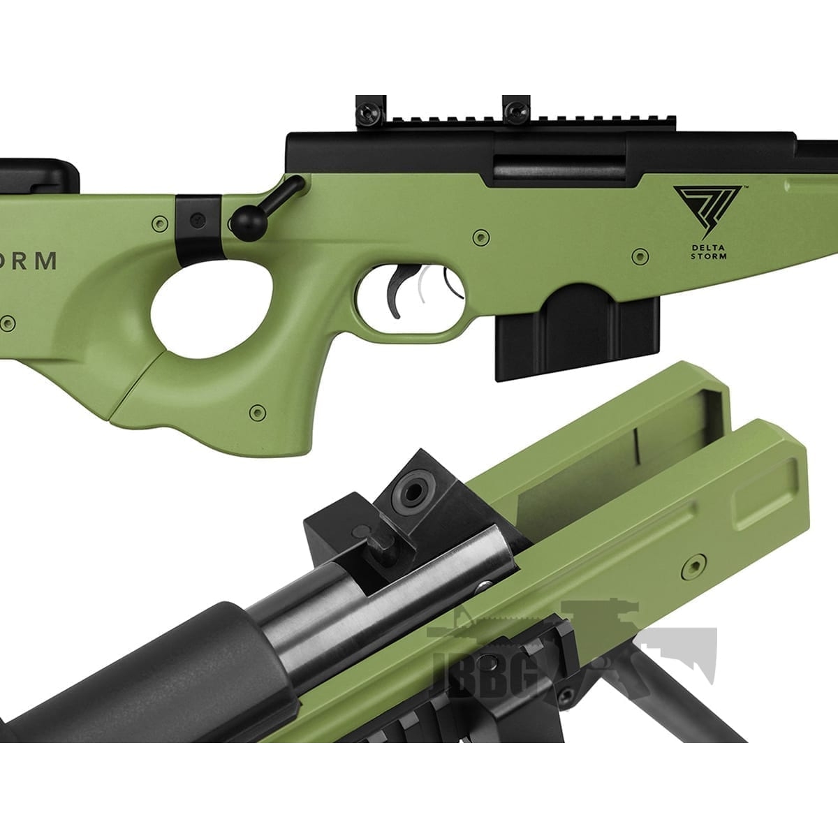 Phantom Elite Olive Drab Sniper .177 Air Rifle with Scope and Bipod