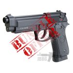Kl M92 Co2 Black Blowback Air Pistol Bundle Set