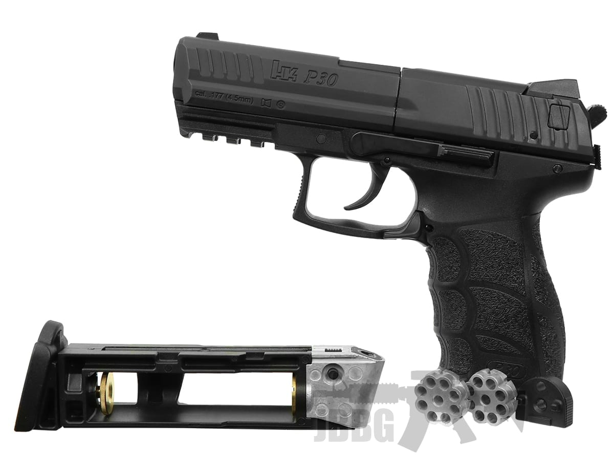 H&K P30 BB and .177 Pellet Air Pistol Just Air Guns