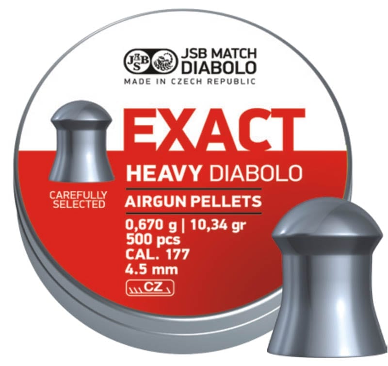 Diabolo Exact Heavy Airgun Pellets .177 500