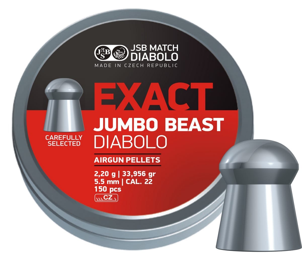 Diabolo Exact Jumbo Beast Airgun Pellets .22 200