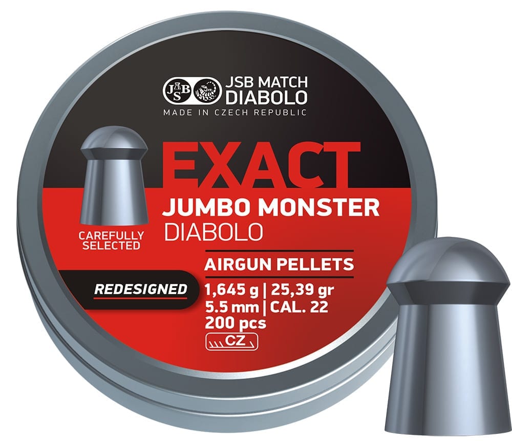 Diabolo Exact Jumbo Monster Airgun Pellets .22 200