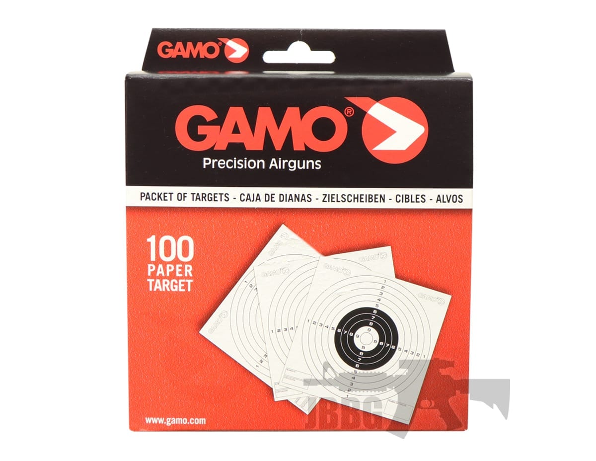 Gamo 100 Paper Targets Pack for Air Guns