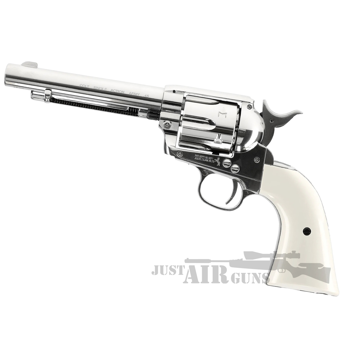 Colt SAA .45 Nickel & Pearl Single Action Army .177 Co2 - Just Air