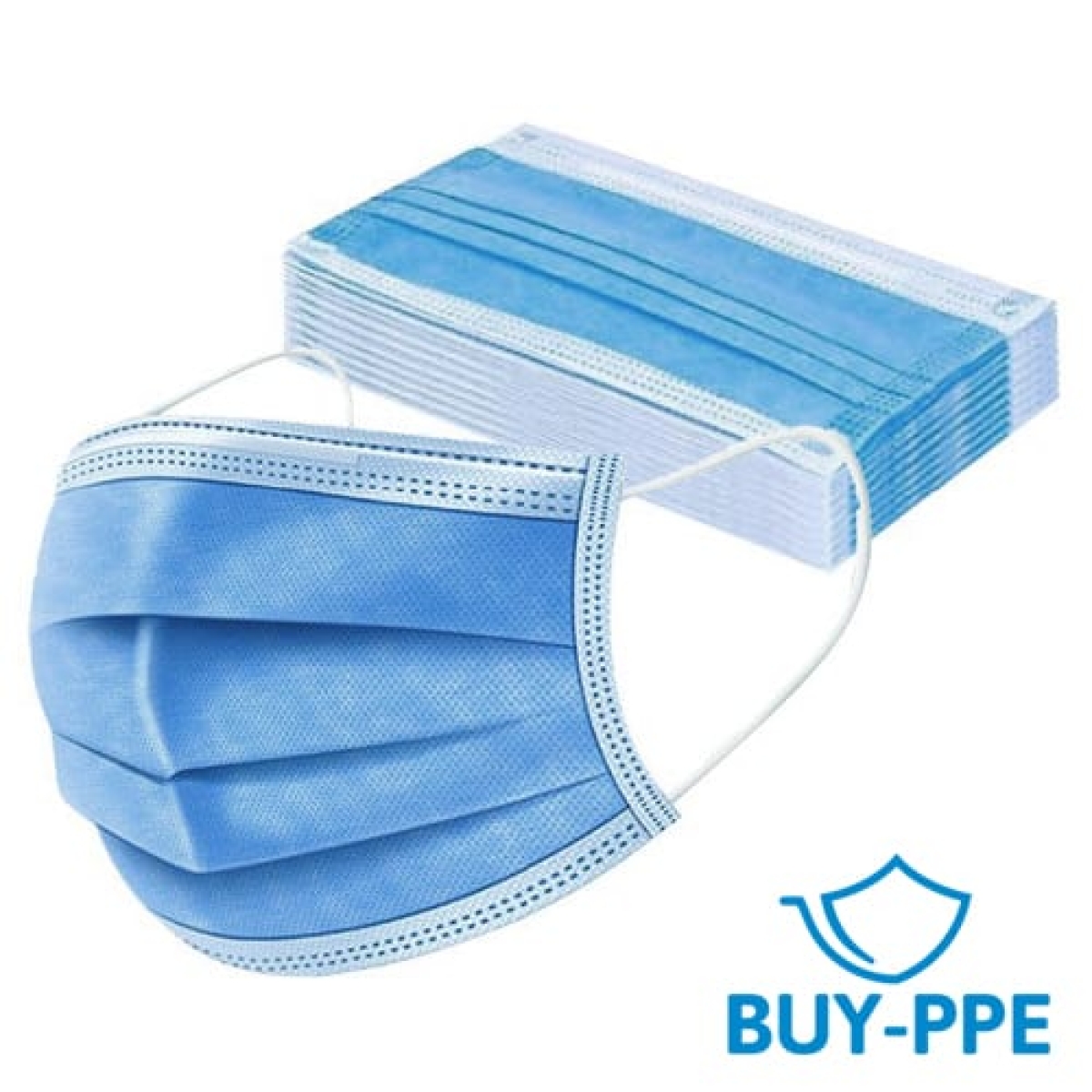 3 Ply Disposable Face Mask pack of 100 Just Air Guns