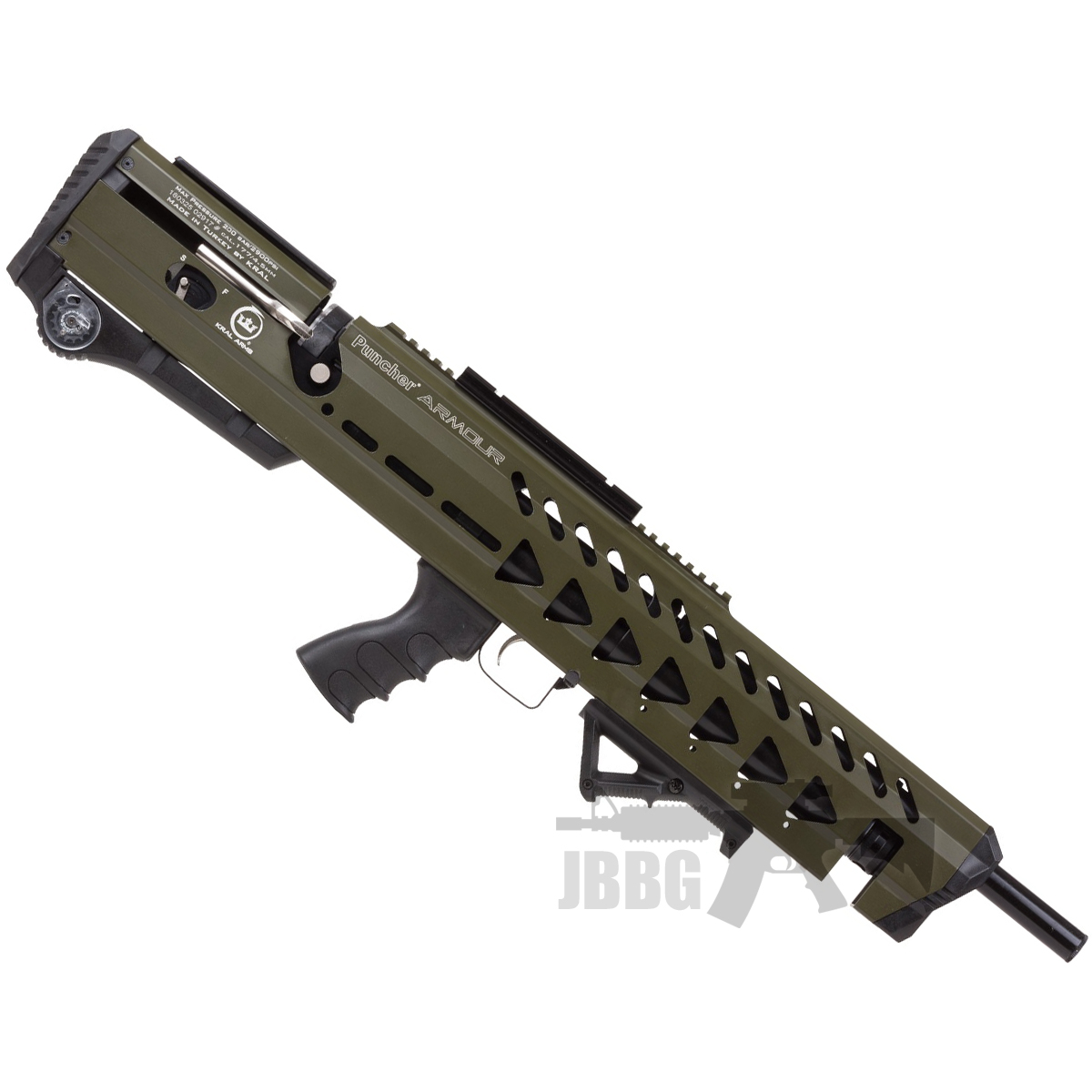 Kral Arms Puncher Armour .177 Air Rifle Green