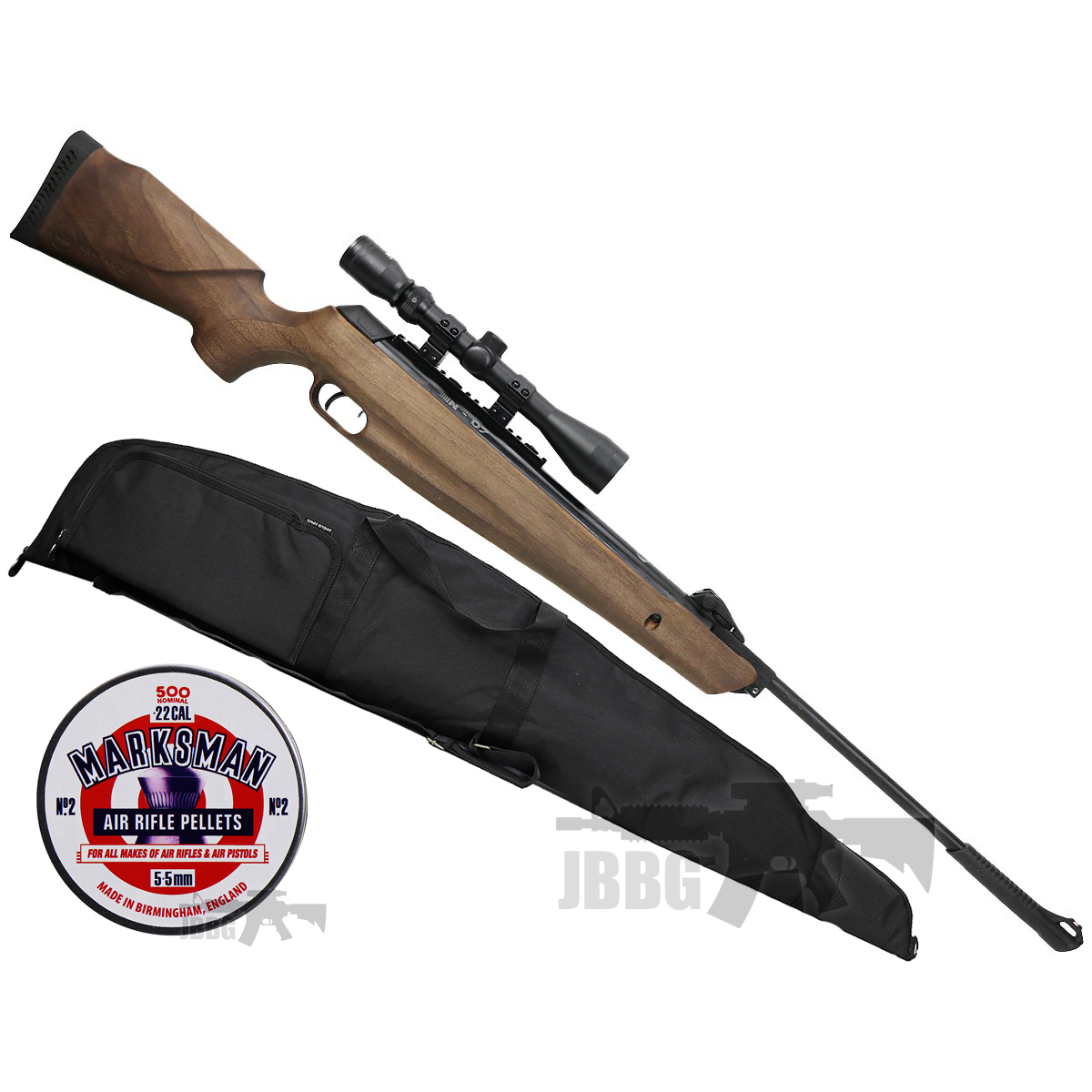 Kral Arms N07 Breakbarrel Air Rifle Wood Stock .22 Just Air Guns