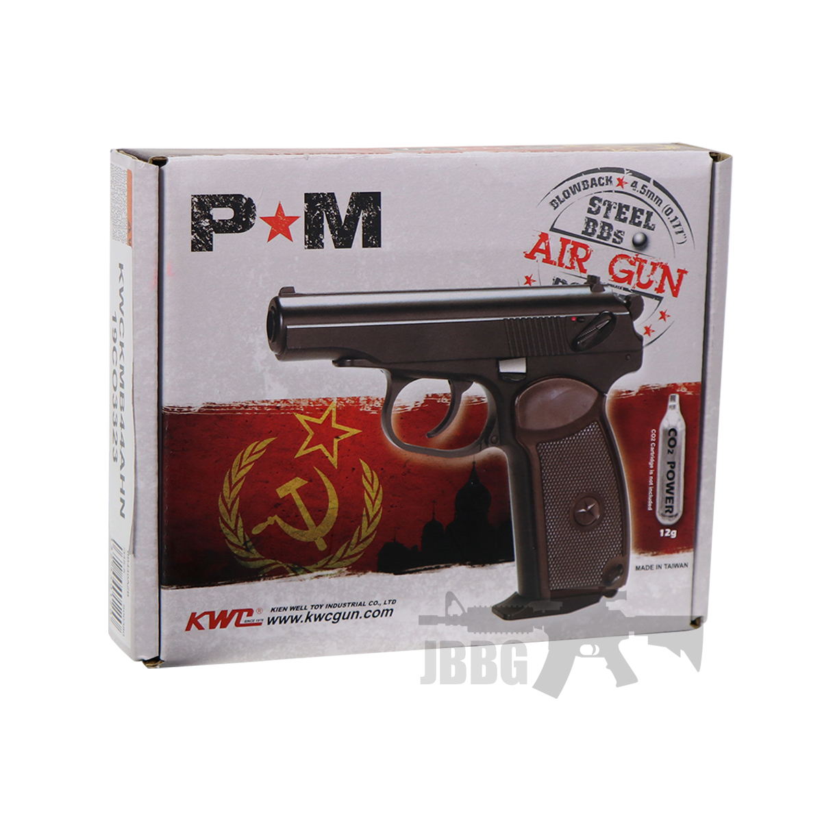 KWC PM Makarov .177 BB Blow Back Co2 Air Pistol