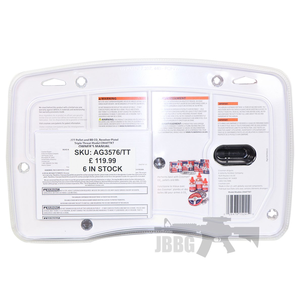 Crosman Triple Threat Revolver Set