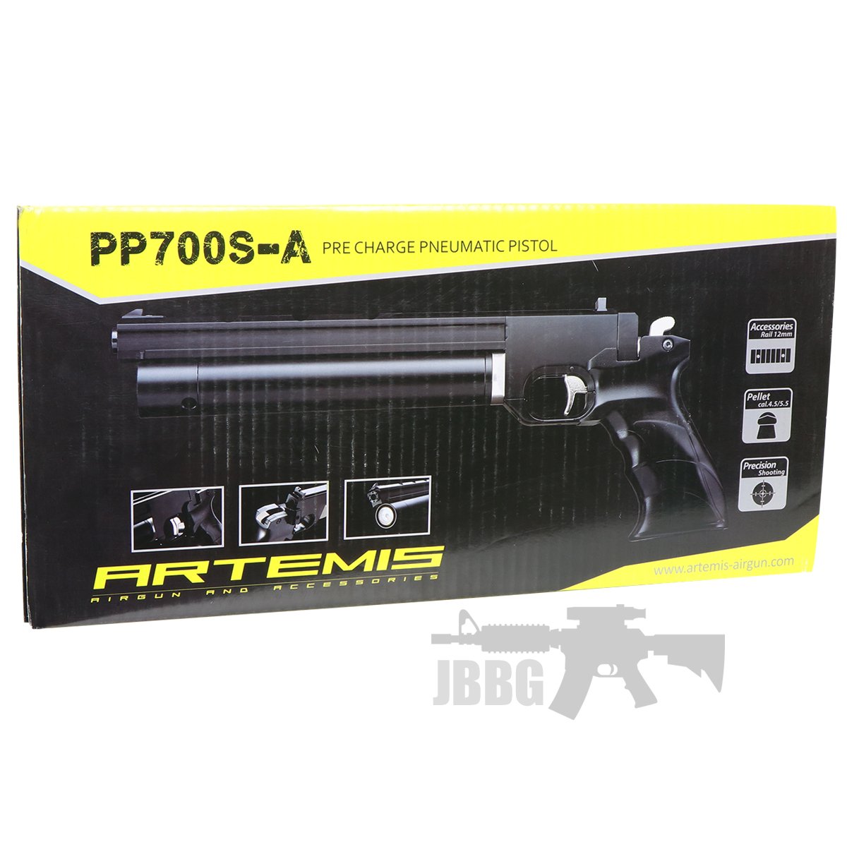 CP700S-A PCP Air Pistol from ARTEMIS 177