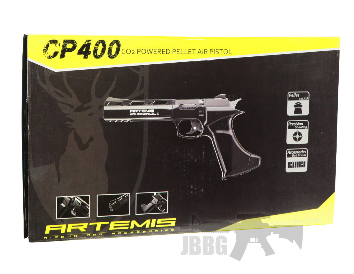Pistolet à plombs Artemis CP400 CO2 - 4,5 mm (3.5 joules) - SD