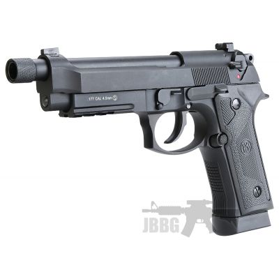 KL M92 Co2 Blowback Air Pistol with Threaded Barrel