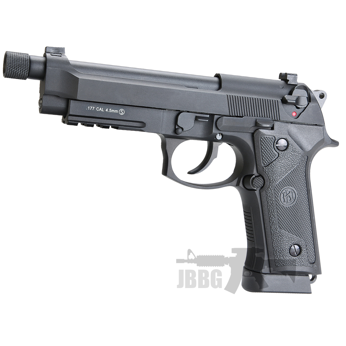 KL M92 Co2 Blowback Air Pistol with Threaded Barrel