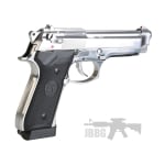 KL M92 Co2 Polished Chrome Blowback Air Pistol