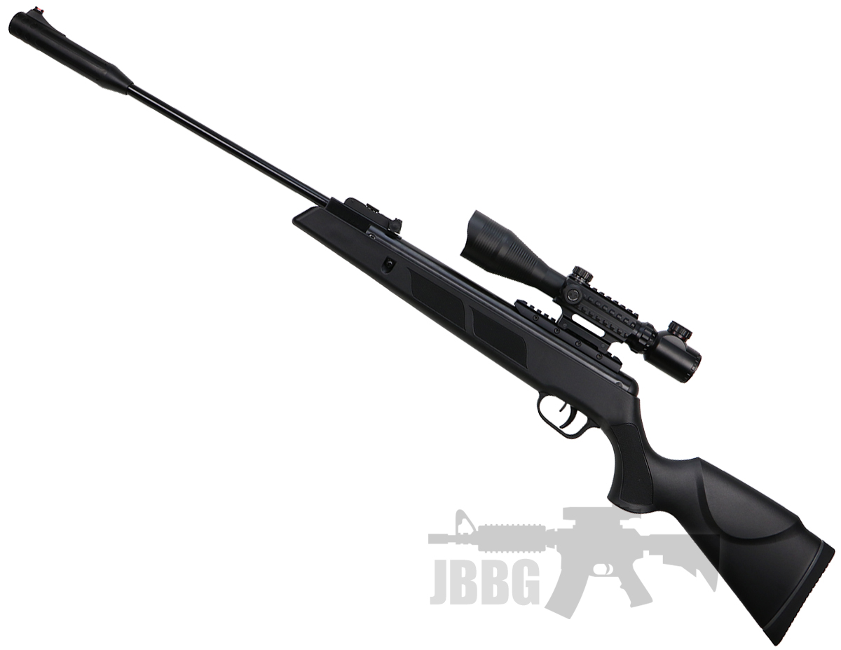 Milbro Explorer Black .22 Spring Air Rifle Just Air Guns