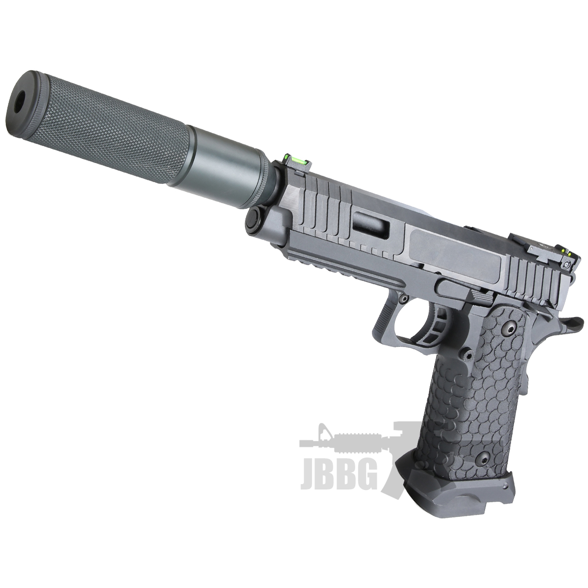 Baba Yaga Combat Master Hi-Capa Co2 Blowback Air Pistol with Threaded Barrel 1X