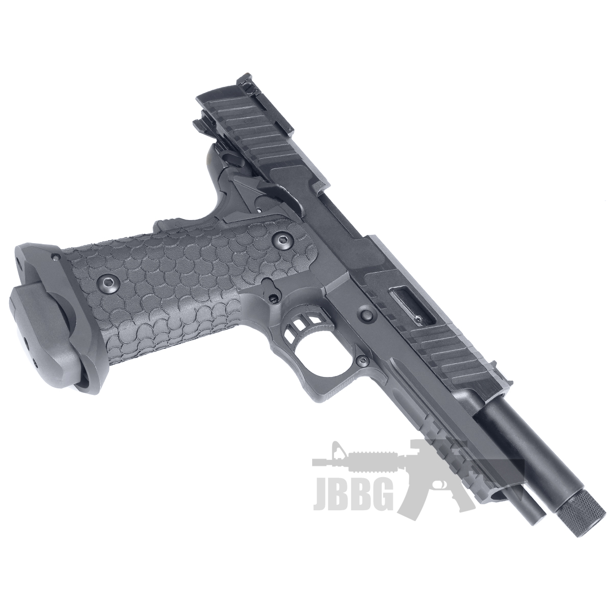 Baba Yaga Combat Master Hi-Capa Co2 Blowback Air Pistol with Threaded Barrel 1X