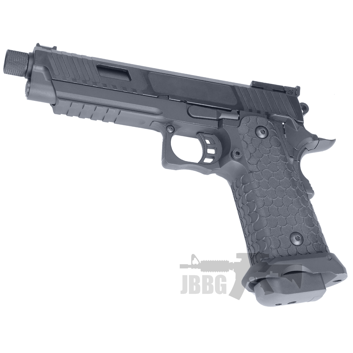 Baba Yaga Combat Master Hi-Capa Co2 Blowback Air Pistol with Threaded Barrel 1X