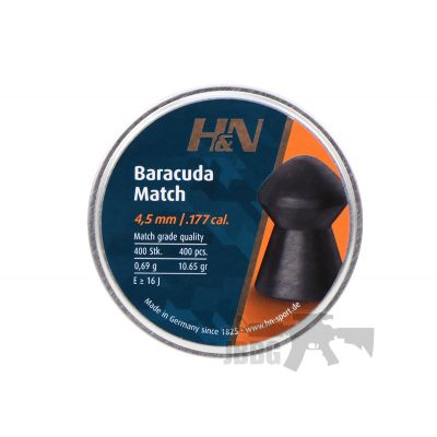 H&N Baracuda Match .177 400ct Pellets