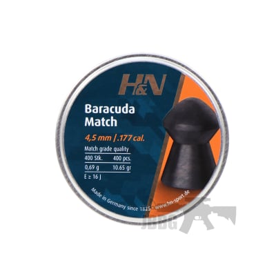 H&N Baracuda Match .177 400ct Pellets