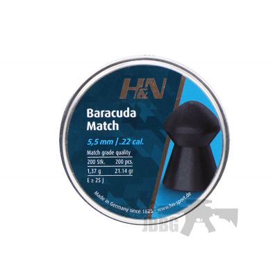H&N Baracuda Match .22 200ct Pellets