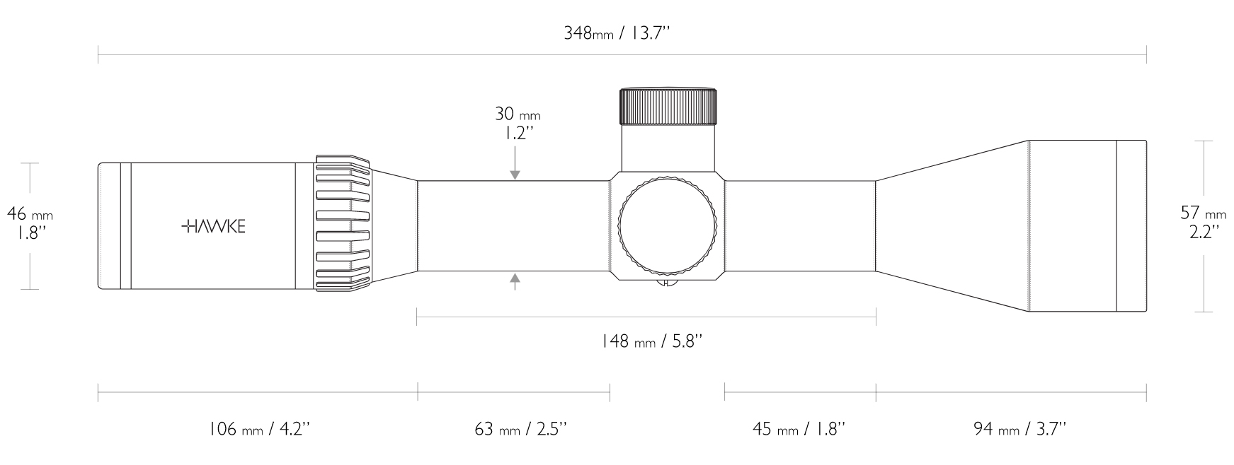 AIRMAX 30 FFP SF 4-16×50 (AMX IR)