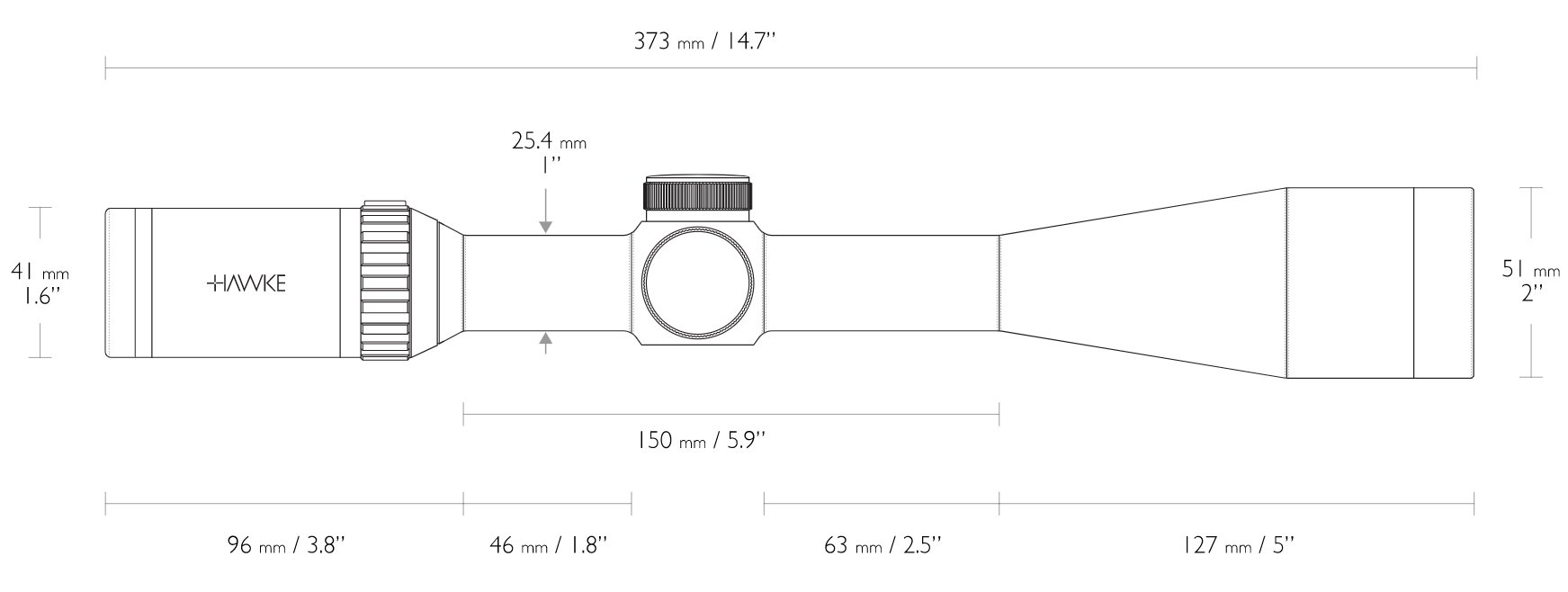 VANTAGE SF 6-24×44 (MIL DOT)