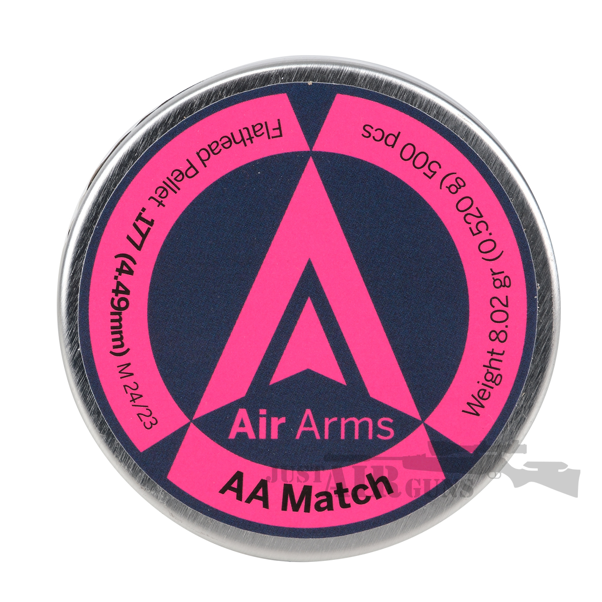 Air Arms AA Match 177 Airgun Flathead Pellets 500 Tin