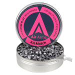 Air Arms AA Match 177 Airgun Flathead Pellets 500 Tin 2