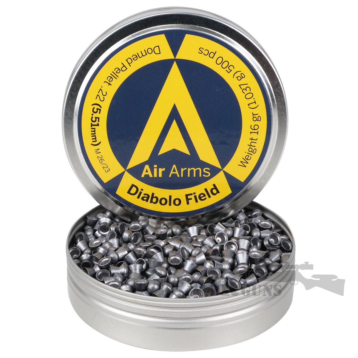 AirArms Diabolo Field 22 Airgun Pellets 500 Tin 2