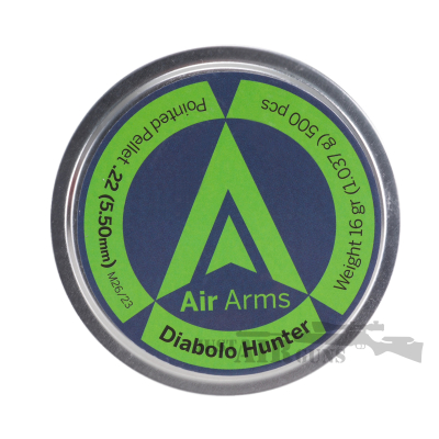 AirArms Diabolo Hunter .22 Airgun Pellets 500