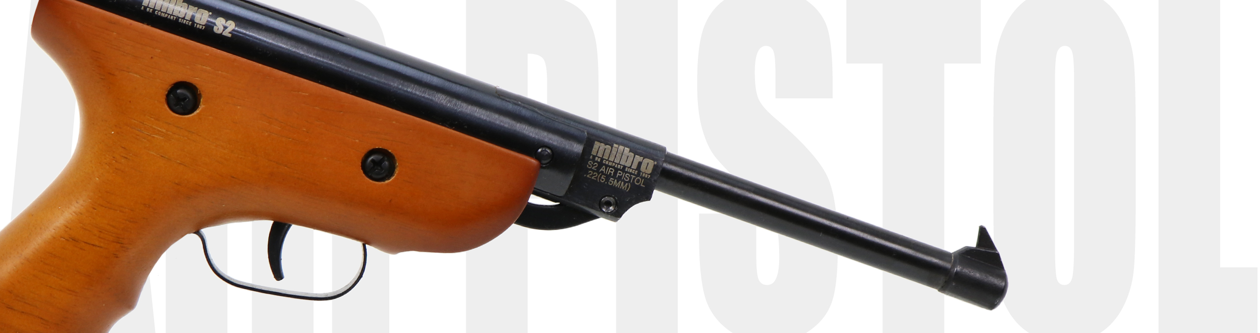 Milbro S3 Air Pistol .22 Wood Air Pistol