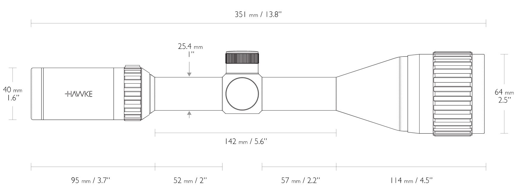 VANTAGE 3-9×50 AO (MIL DOT)