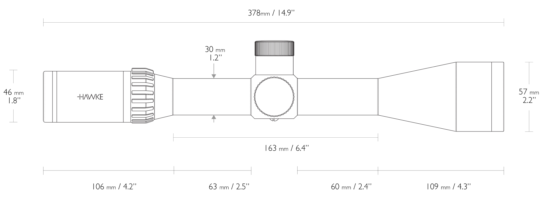 Airmax 30 FFP SF 6-24×50 (AMX IR)