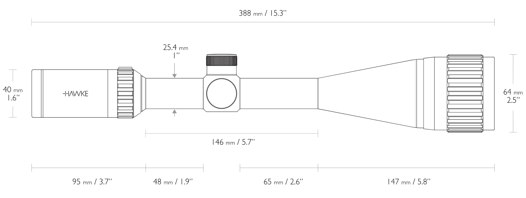 Vantage IR 4-16×50 AO (MIL DOT IR)