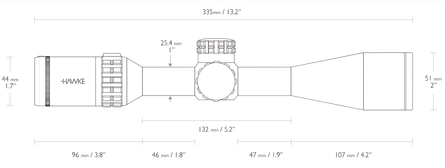 Frontier SF 3-15×44 (MIL PRO 10X)