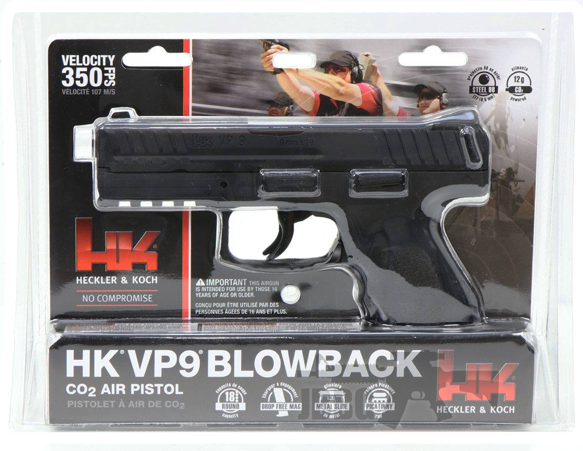 Umarex HK VP9 Co2 Air Pistol Blister Pack