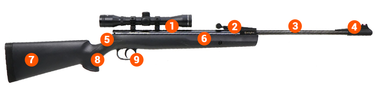 Remington Express 177 Synthetic Air Rifle with Scope uk