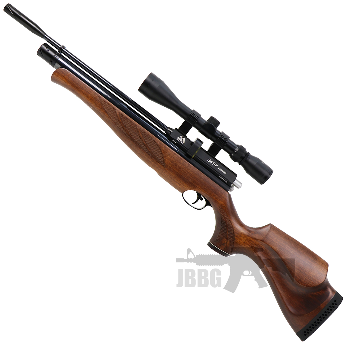 AirArms S410 Carbine S/Light 10 Shot Traditional Stock Rifle .22