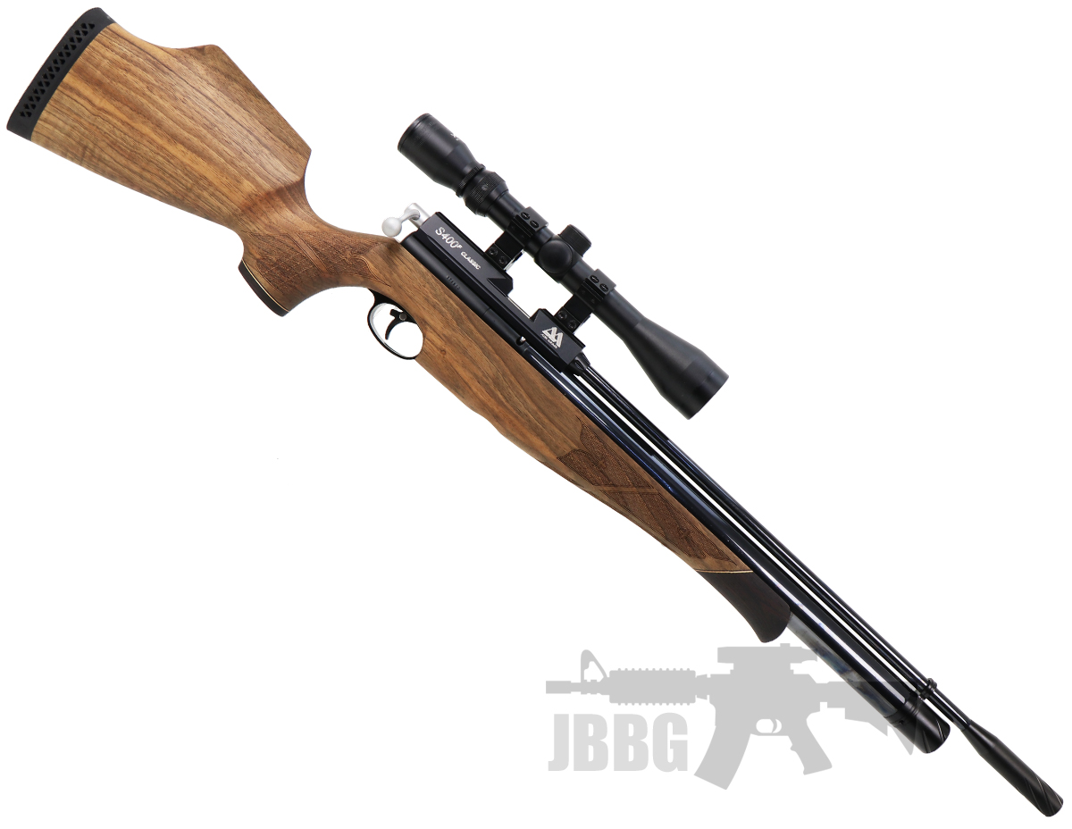 AirArms S400 Single Shot Air Rifle Walnut Stock .177 Just Air Guns