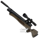 AirArms S410 Carbine S/Light 10 Shot Ambi Hunter Green Stock Air Rifle .22