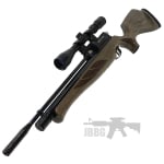 AirArms S410 Carbine S/Light 10 Shot Ambi Hunter Green Stock Air Rifle .22